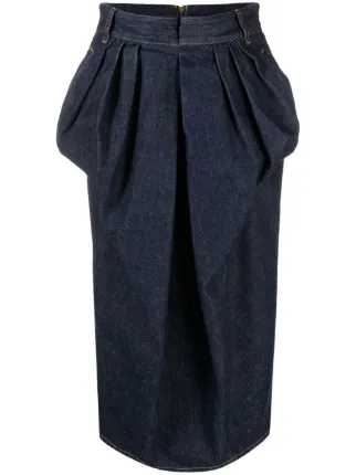 【海外限定】 Maison Margiela ハイウエスト プリーツ メゾン・マルジェラ スカート