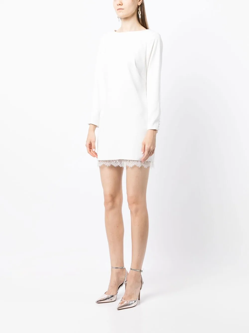 Long white 2025 shift dress