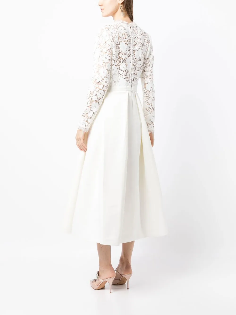 Sachin Babi Cecelia mid length Gown White FARFETCH UK