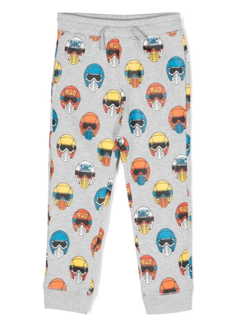 Stella McCartney Kids helmet-print drawstring track-pants