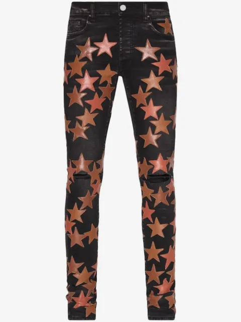 AMIRI Calça jeans com patch de estrela