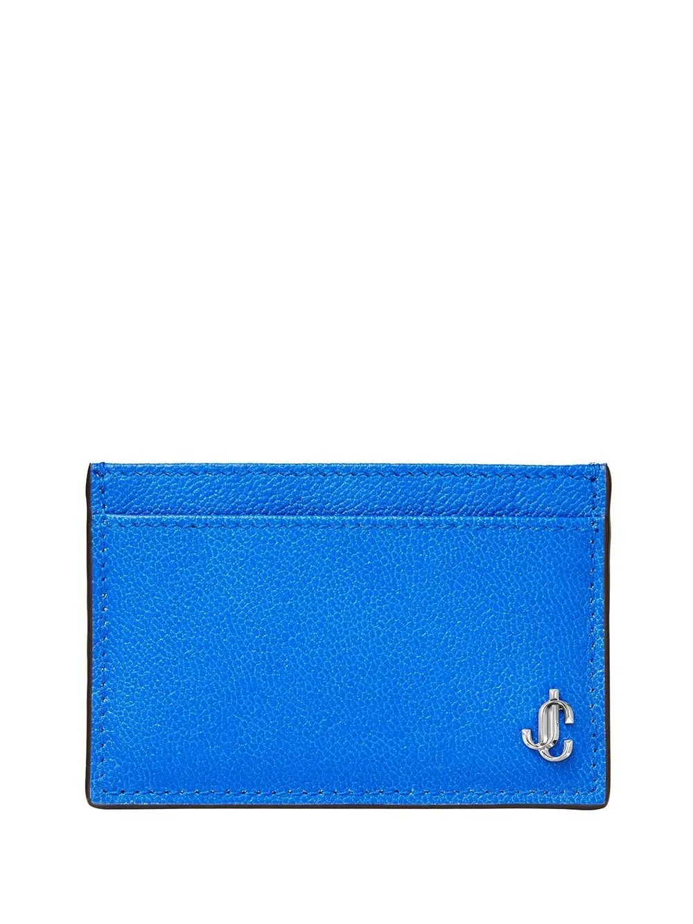 

Jimmy Choo Dean logo-plaque card holder - Blue