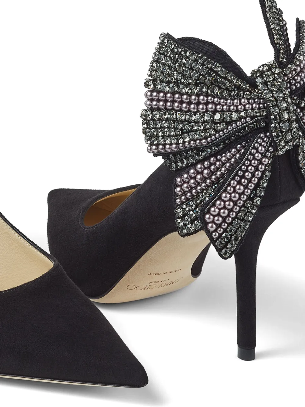 Jimmy Choo Love 85 bow-detail pumps Black