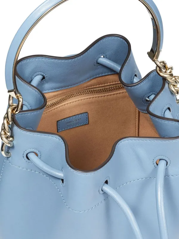 Jimmy Choo Bon Bon Bucket Bag Blue FARFETCH IE