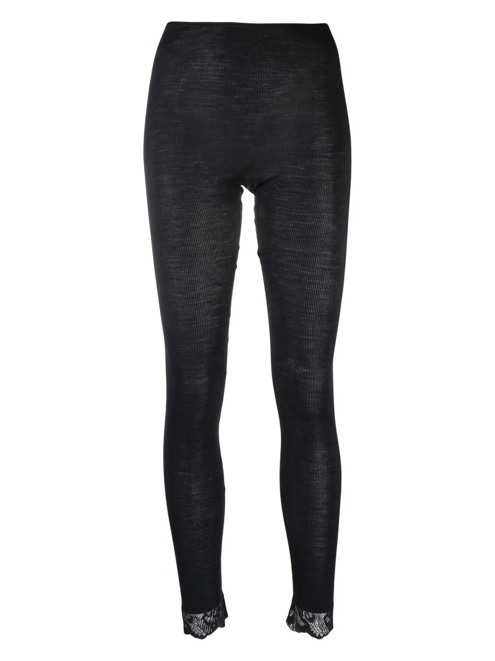 

Hanro stretch ribbed-knit leggings - Black