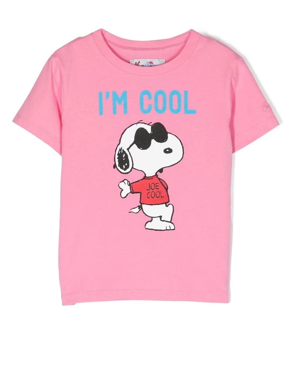 

MC2 Saint Barth Kids playera Elly Snoopy Rock - Rosado