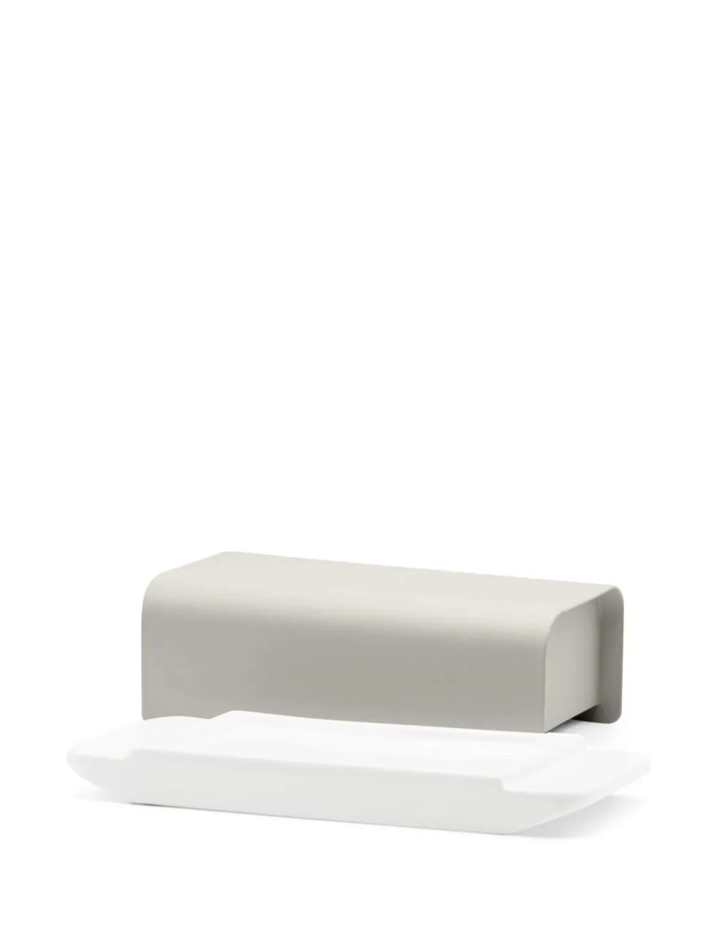  Alessi Butterdose Aus Porzellan   Grau 