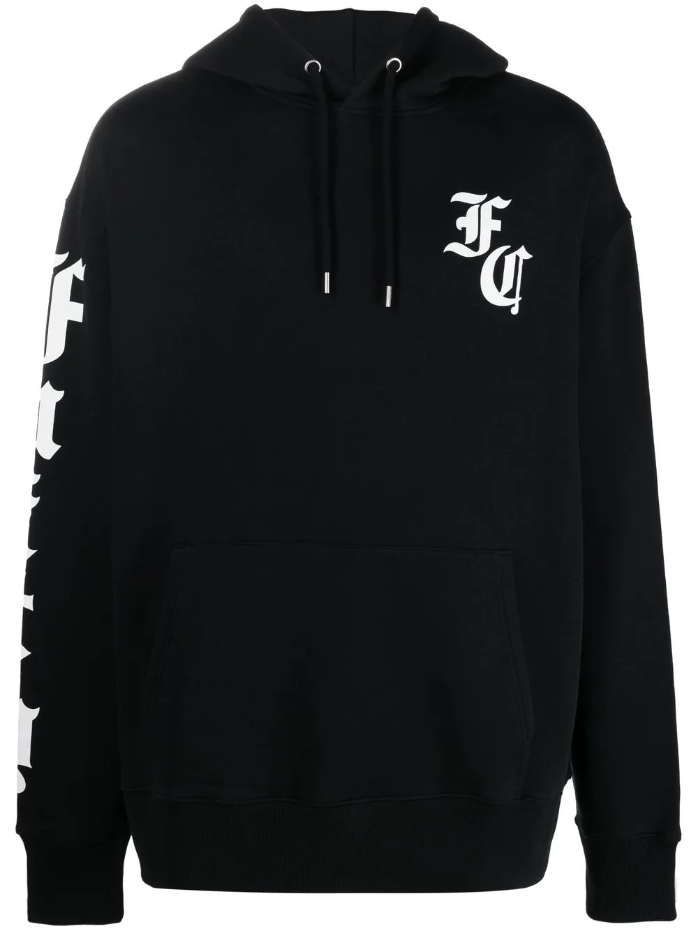 

Faith Connexion hoodie con logo estampado - Negro