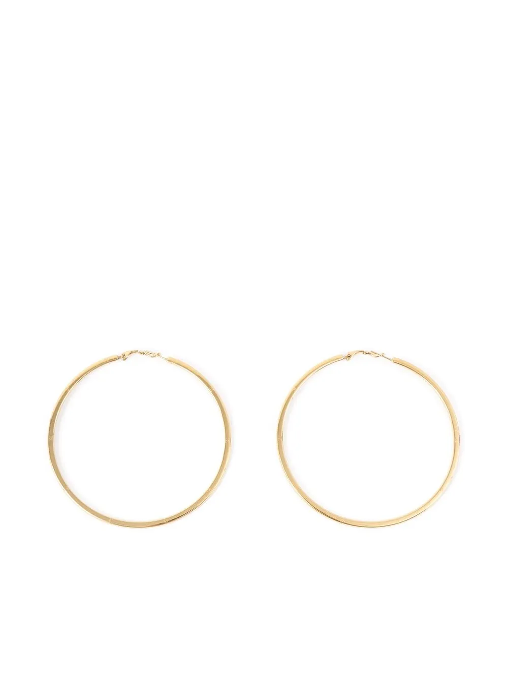

Chanel Pre-Owned arracadas con logo grabado CC 2004 - Dorado