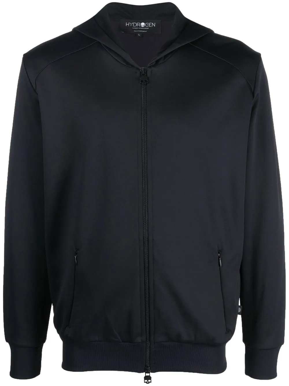 

Hydrogen hooded zipped-up jacket - Black