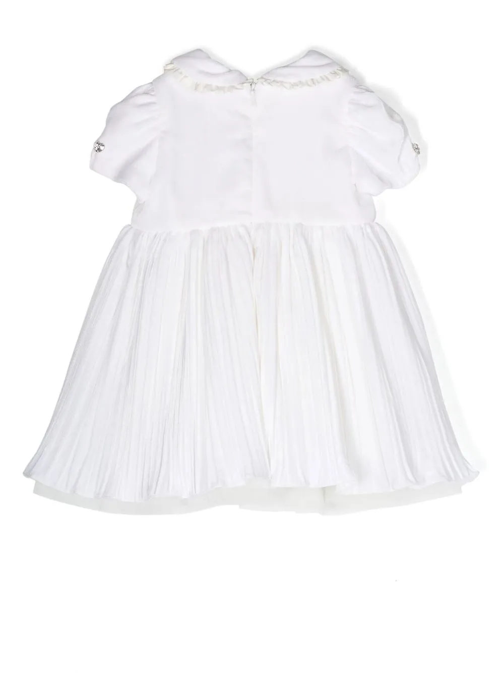 Monnalisa Jurk met strikdetail - Wit