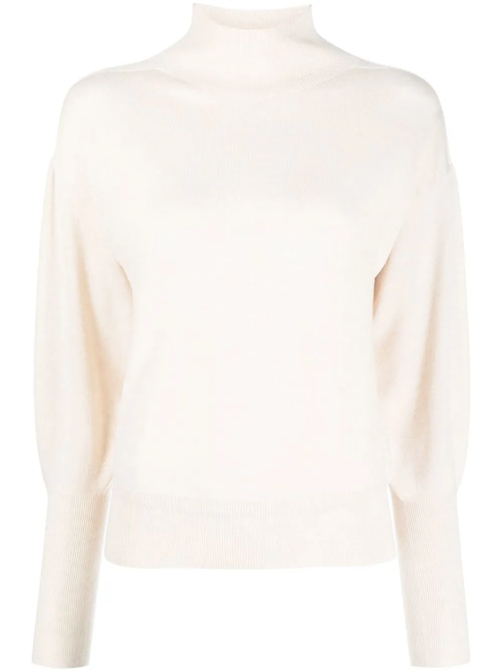 

Peserico mock-neck virgin wool-blend jumper - Neutrals