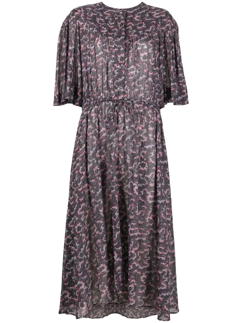 

Isabel Marant Étoile drawstring-fastening waist dress - Black