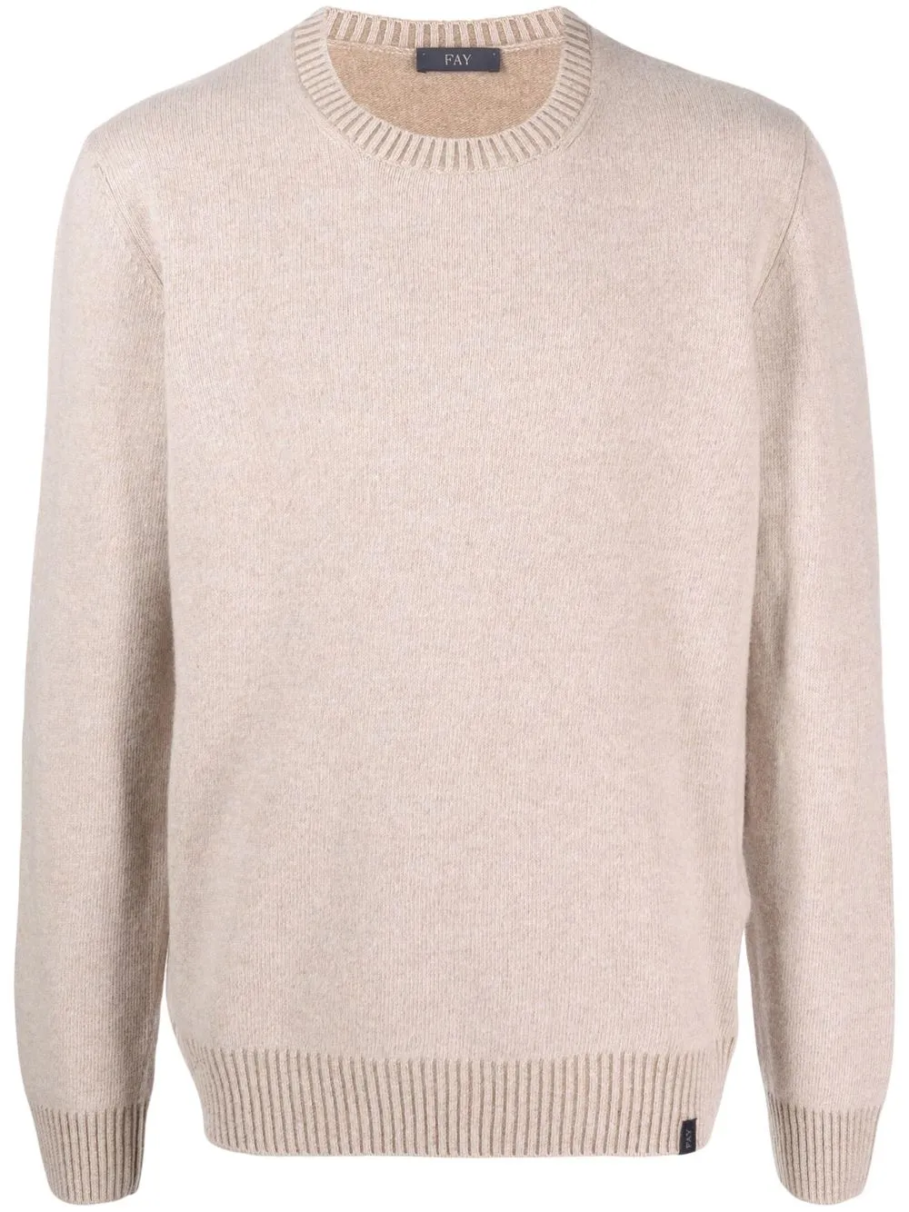 

Fay crewneck virgin-wool jumper - Neutrals