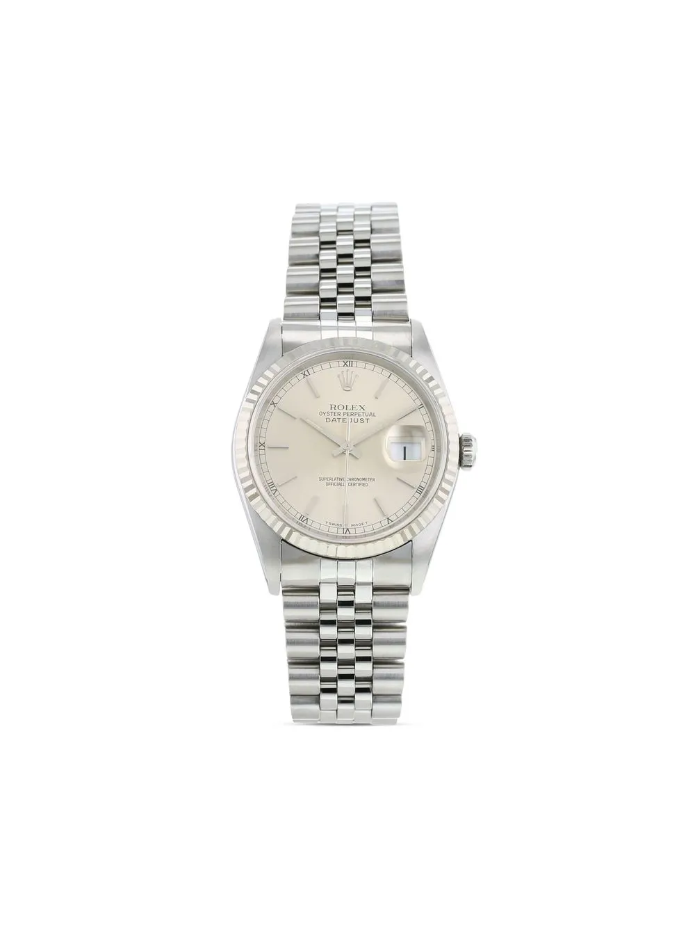 

Rolex reloj Datejust de 36mm 1996 pre-owned - Plateado