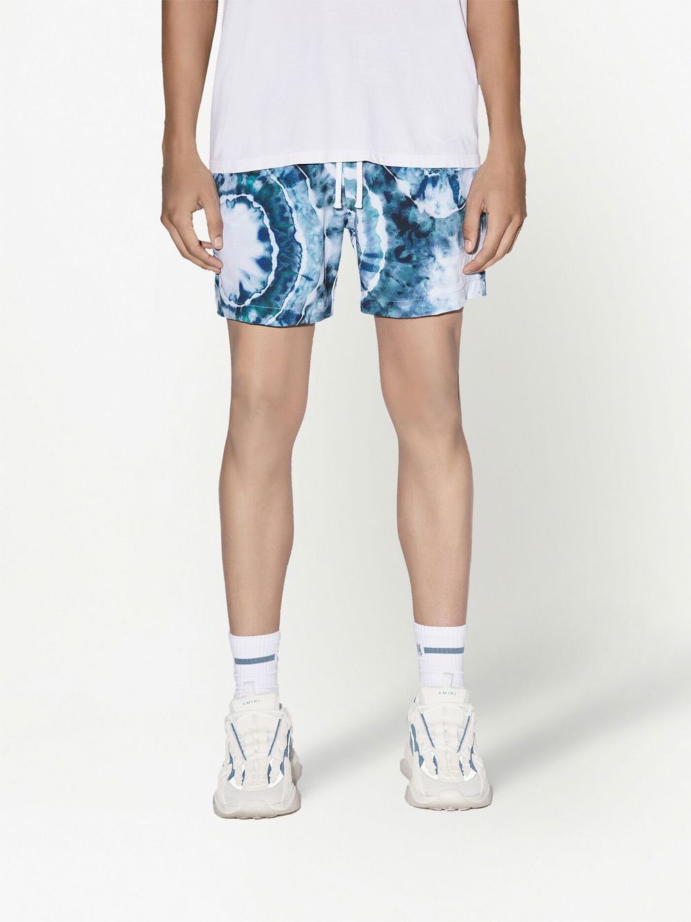 AMIRI Zwembroek met tie-dye print - Blauw