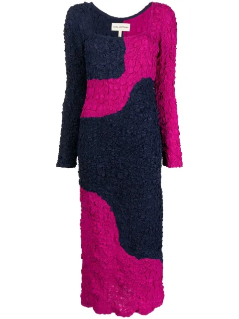 Mara Hoffman Amy Colour-Block midi dress
