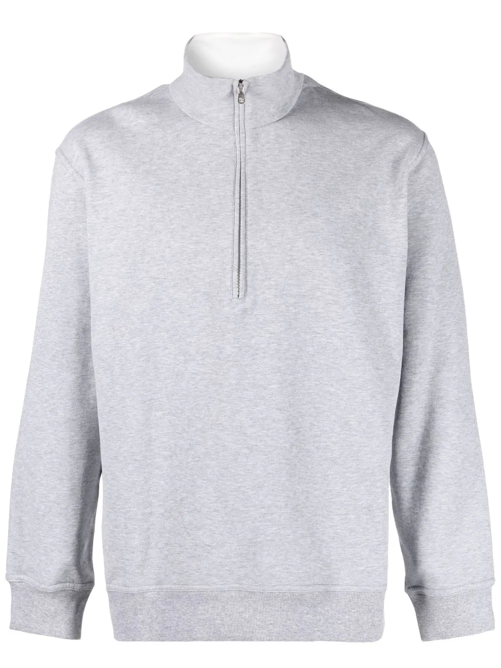 

Brunello Cucinelli short-zip sweatshirt - Grey