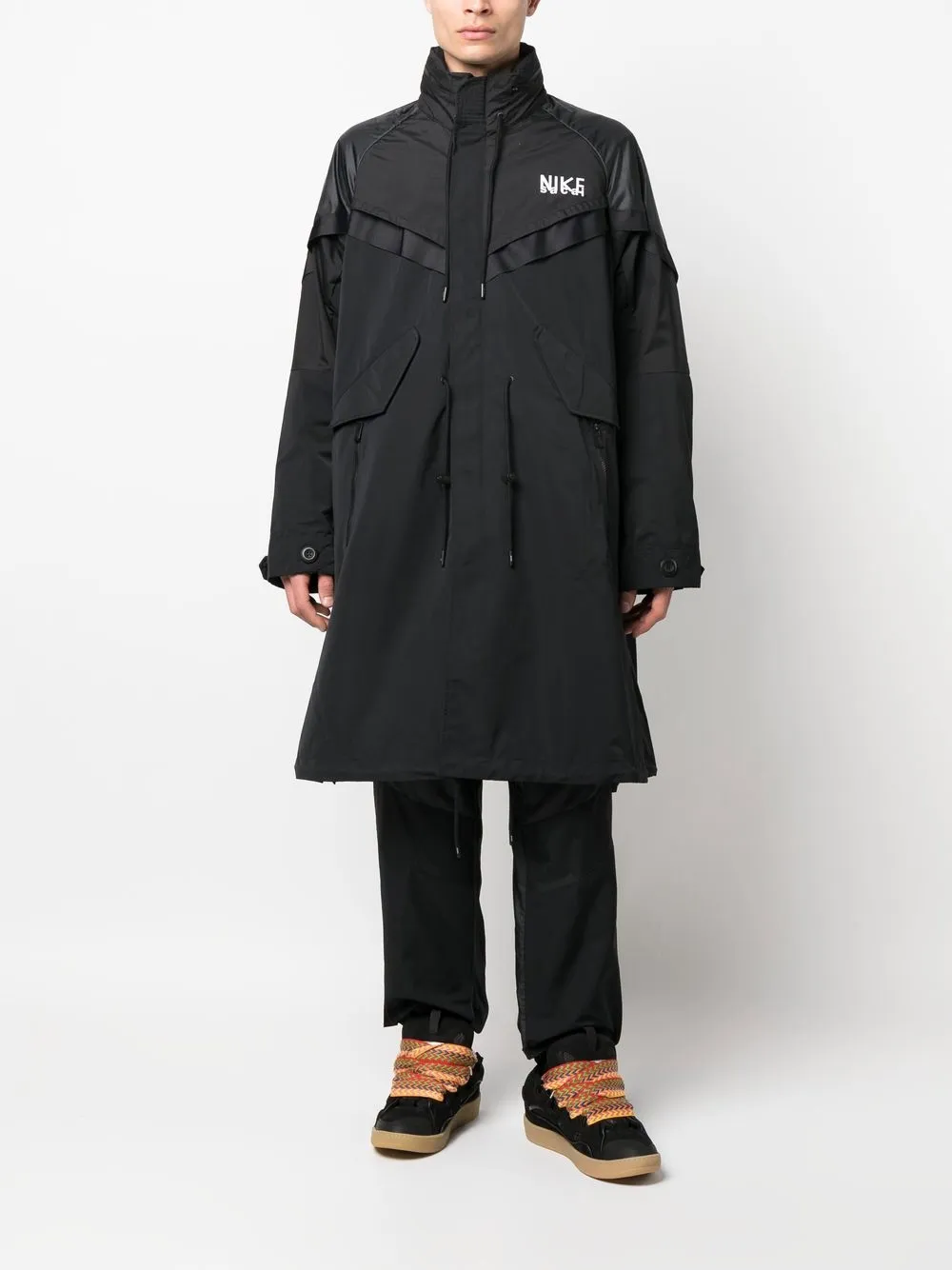 Nike x Sacai Hooded Coat - Farfetch
