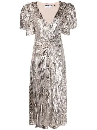 rotate sequin midi dress ROTATE Sequin Midi Dress
