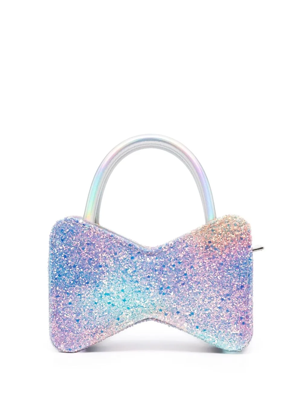 

MACH & MACH Bow glitter mini bag - Pink