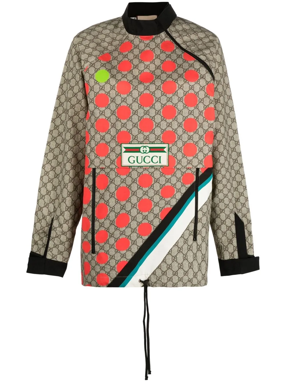 Gucci monogram-pattern Pullover Jacket - Farfetch