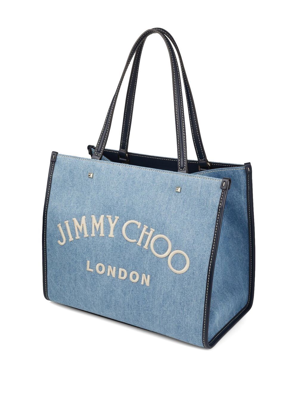 Jimmy Choo Avenue Denim Tote Bag - Farfetch