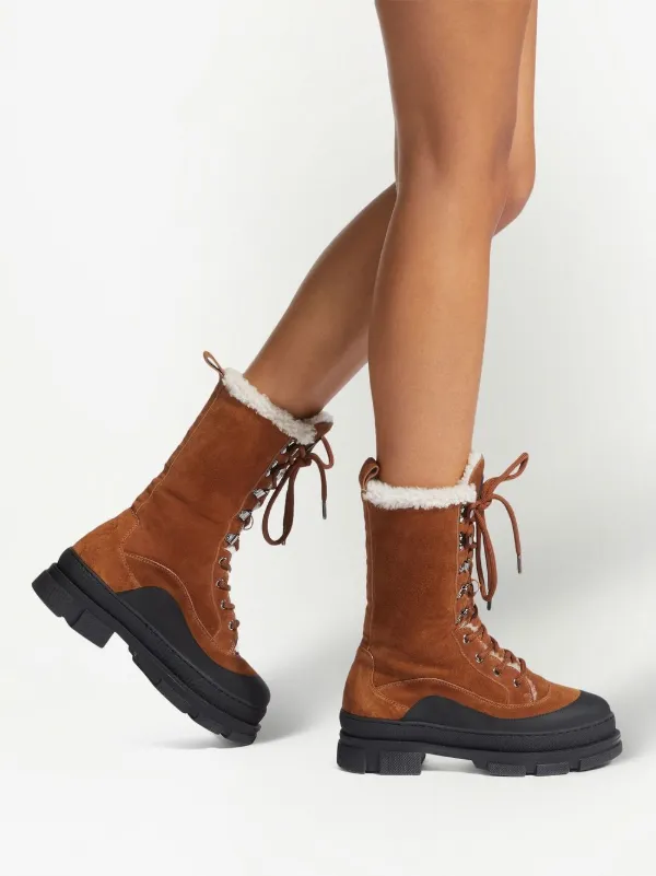 Lucky lace up store boots