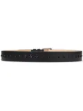 Jimmy Choo Archer star-studded 40mm belt - Black