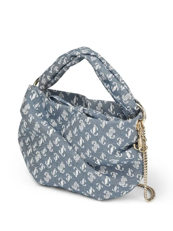 Monogram print top bag