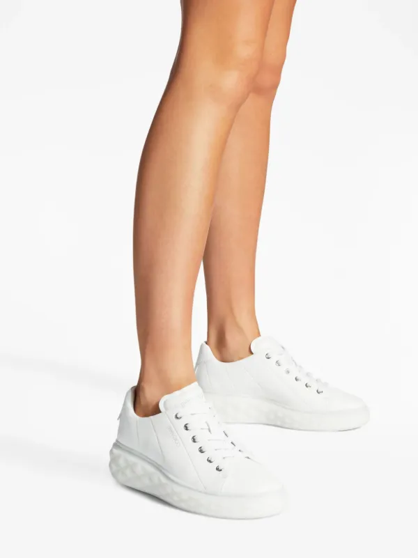 Jimmy Choo Diamond Light Maxi F Trainers | White | FARFETCH