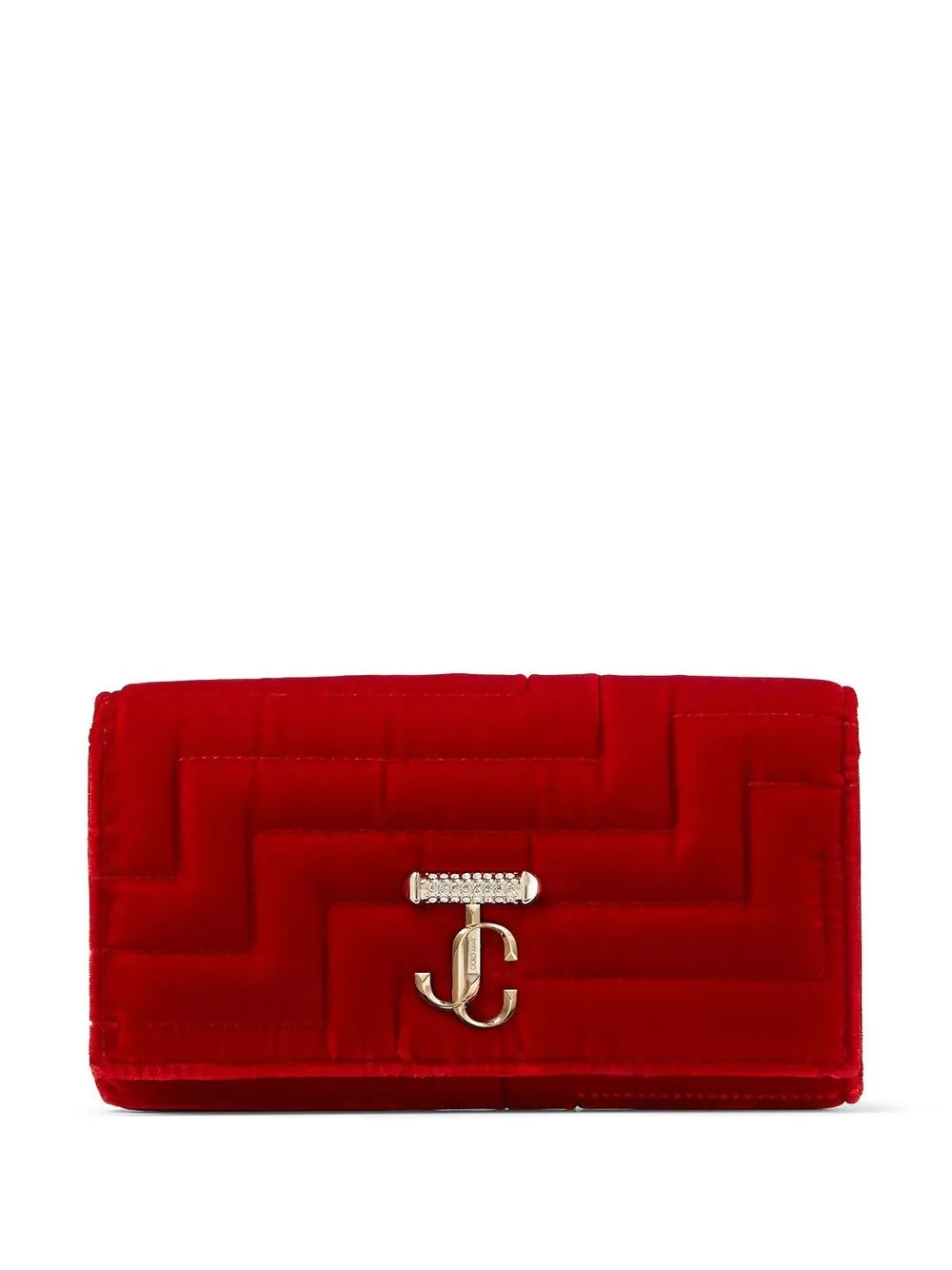 

Jimmy Choo Varenne chain-strap wallet - Red