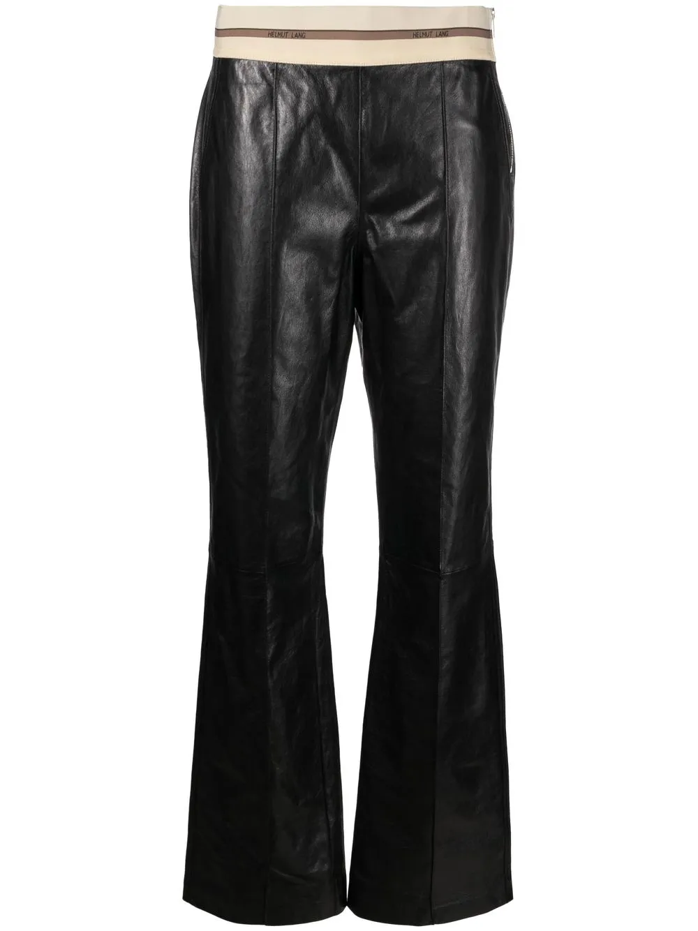 

Helmut Lang pantalones bootcut de lana - Negro