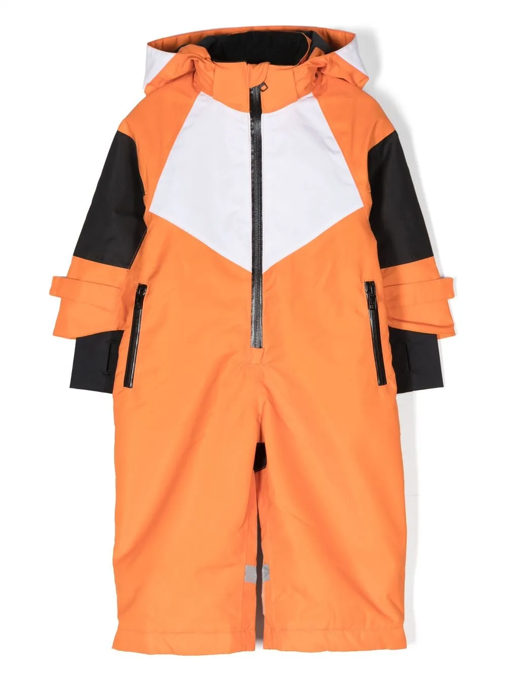 

Stella McCartney Kids traje para nieve con motivo tigre - Naranja