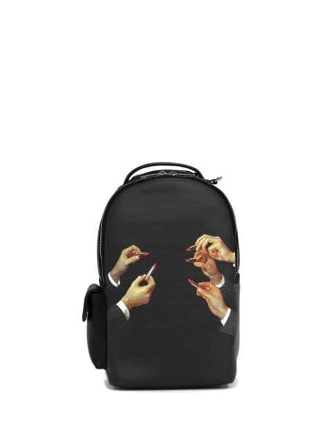 Seletti graphic print backpack