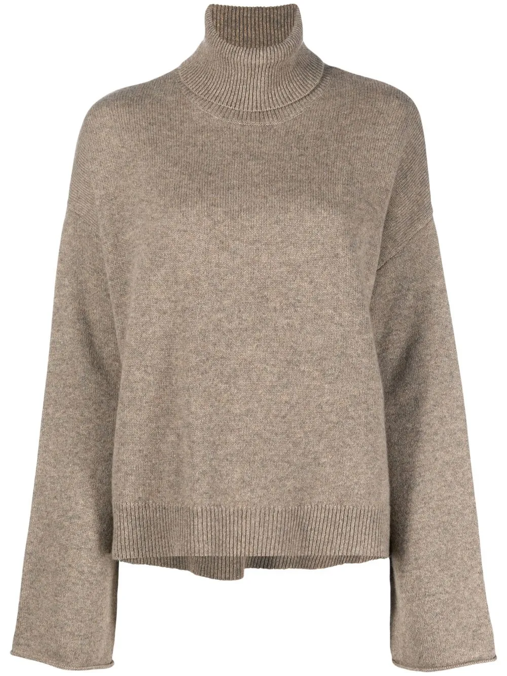 

La Collection roll-neck knit jumper - Neutro