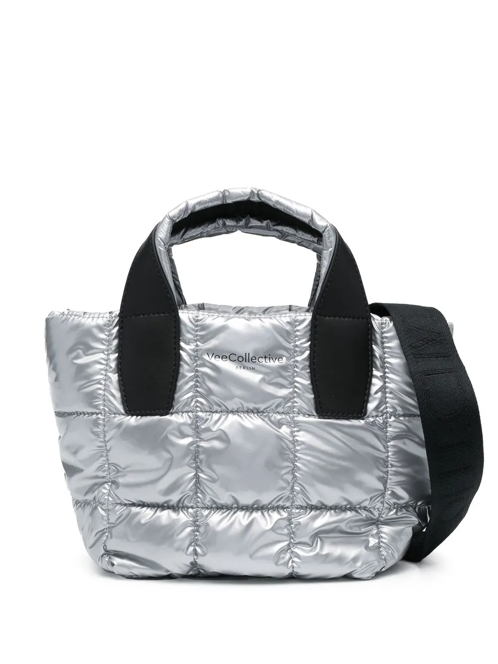 

VeeCollective tote capitonada con asa - Gris