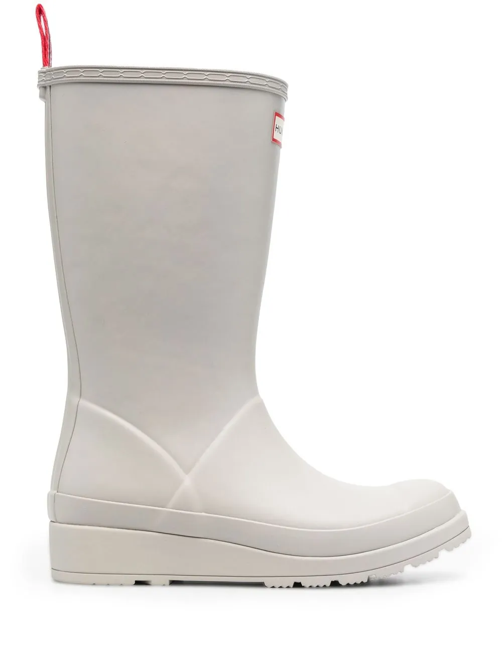 

Hunter botas con parche del logo - Gris