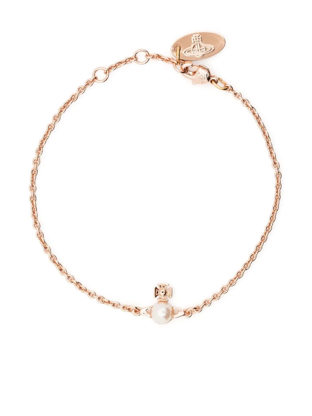 

Vivienne Westwood pulsera con detalle de perla - Rosado