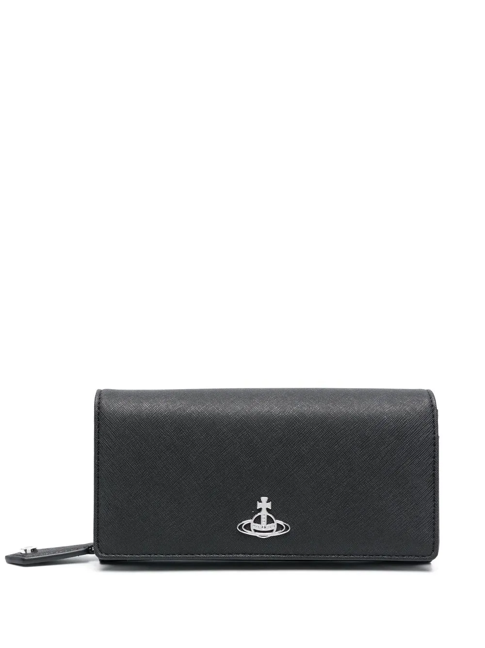 

Vivienne Westwood cartera plegable con placa del logo - Negro