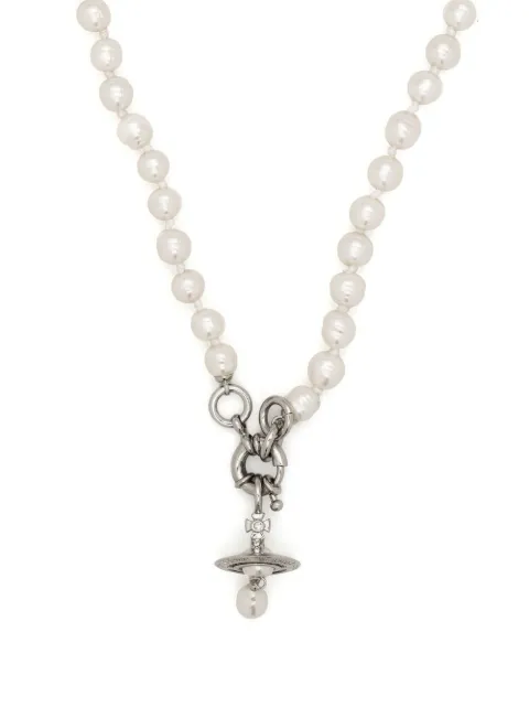 Vivienne Westwood Orb-detail pearl necklace 