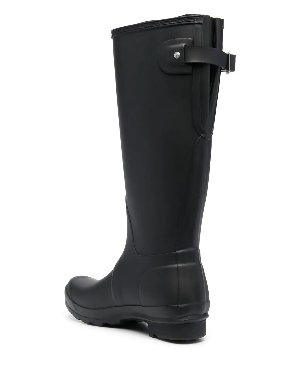 Hunter Botas Con Hebilla Trasera - Negro 