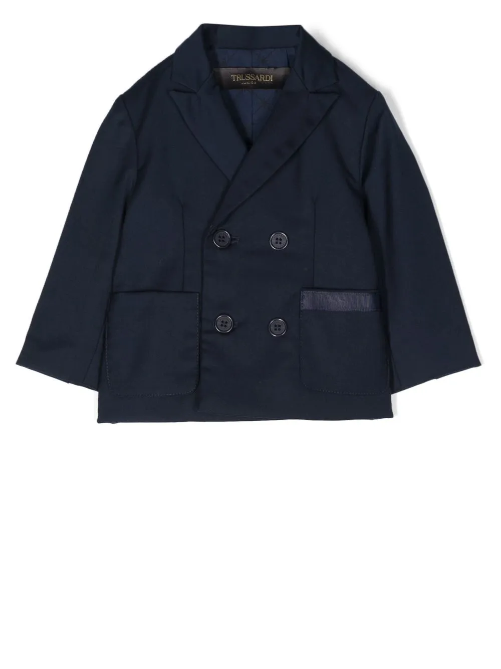 

TRUSSARDI JUNIOR blazer con doble botonadura - Azul