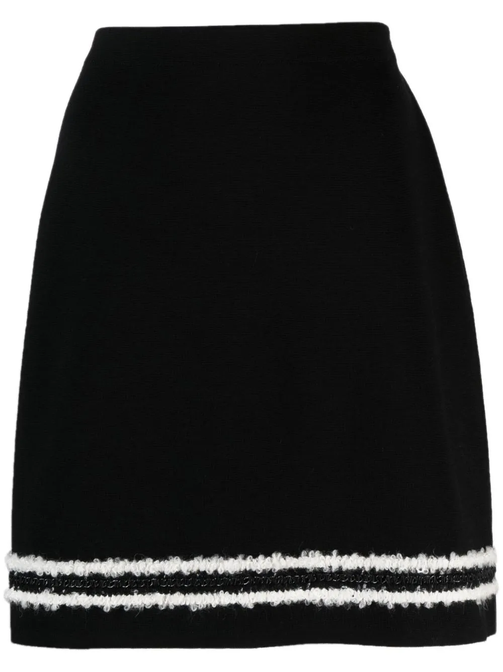 

D.Exterior striped midi dress - Black