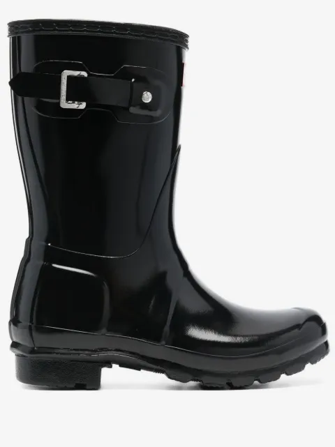 Hunter Stiefel mit Logo-Patch