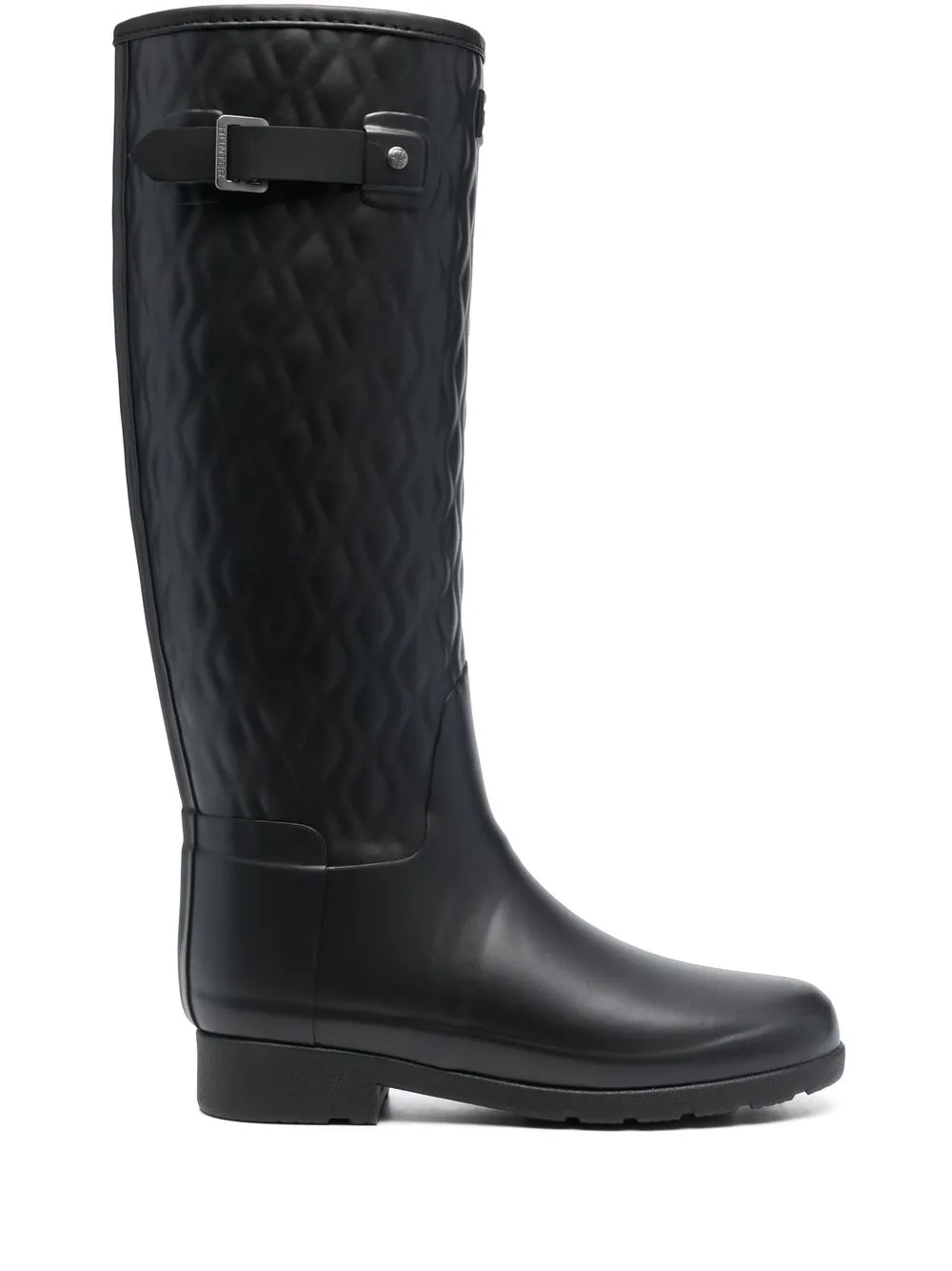 

Hunter botas con hebilla lateral - Negro