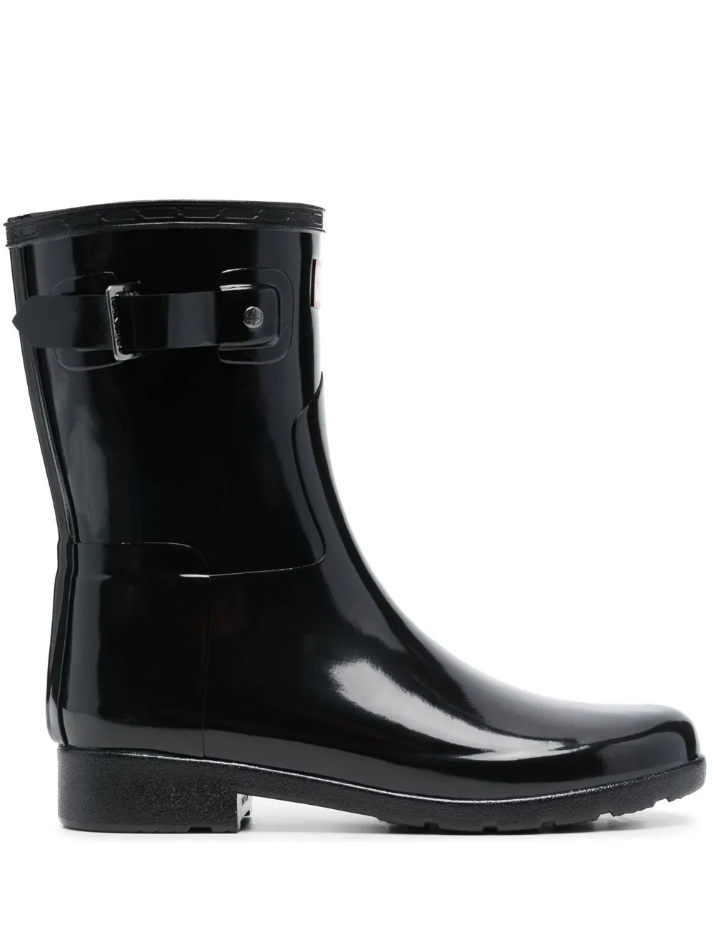 

Hunter side buckle-detail boots - Black