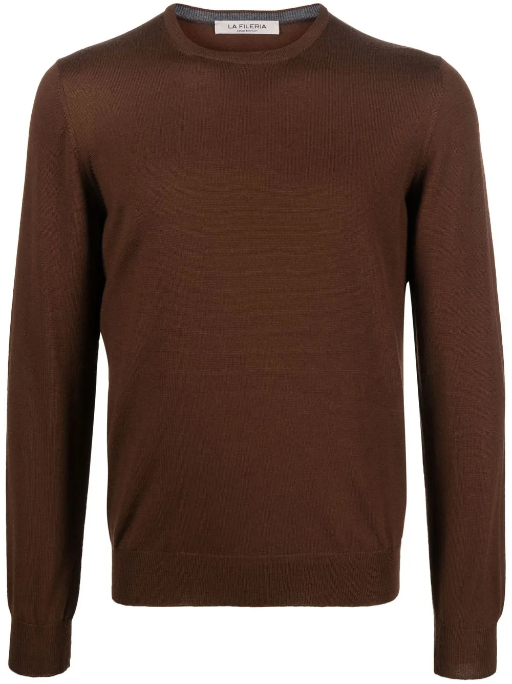 

Fileria round-neck knit jumper - Brown