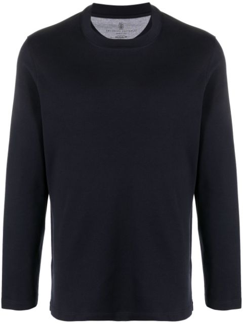 Brunello Cucinelli crew neck cotton sweatshirt Men