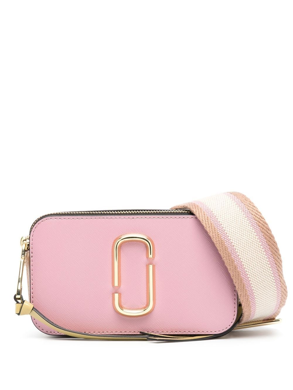 Marc Jacobs Logo-plaque Shoulder Bag In Pink